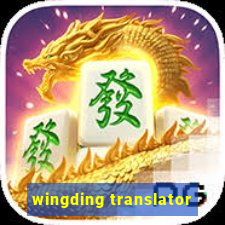 wingding translator