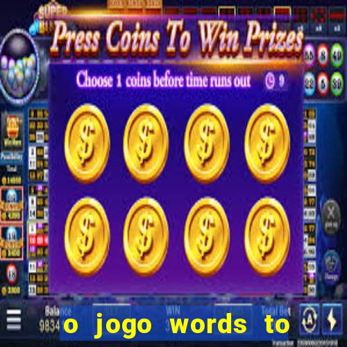 o jogo words to win paga mesmo