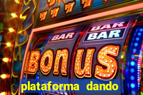 plataforma dando bonus de cadastro