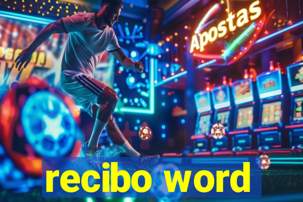 recibo word