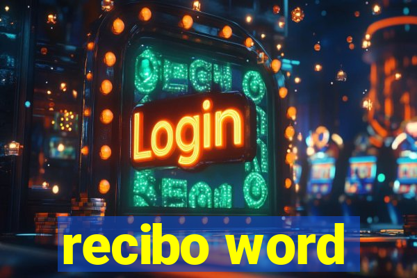 recibo word