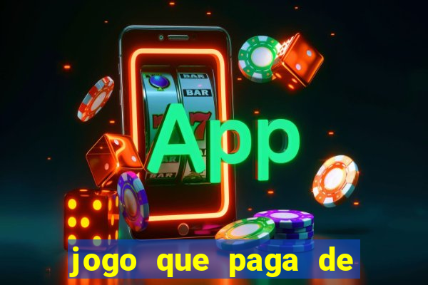 jogo que paga de verdade no pix sem depositar nada