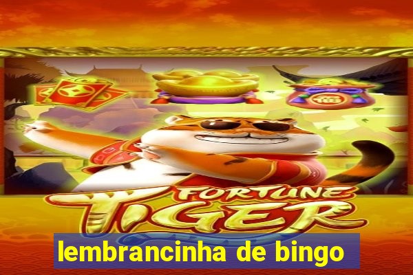 lembrancinha de bingo