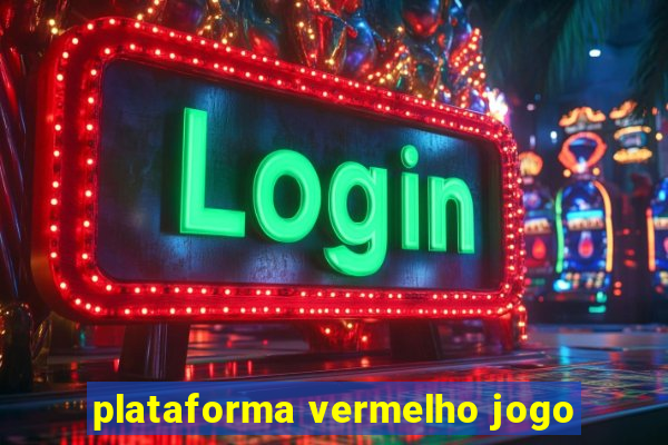 plataforma vermelho jogo