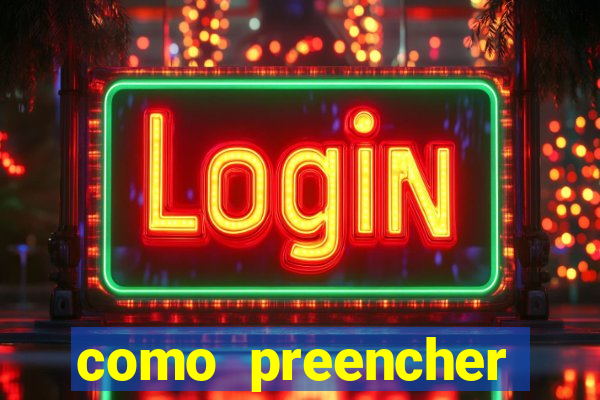 como preencher recibo de pagamento