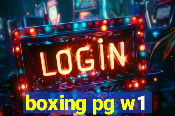 boxing pg w1