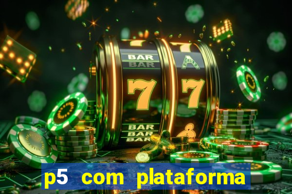 p5 com plataforma de jogos