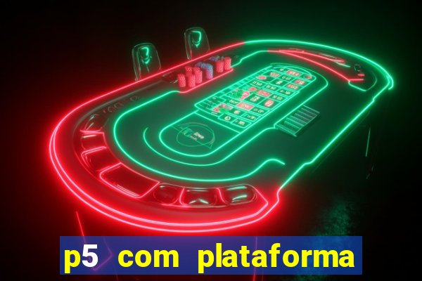 p5 com plataforma de jogos