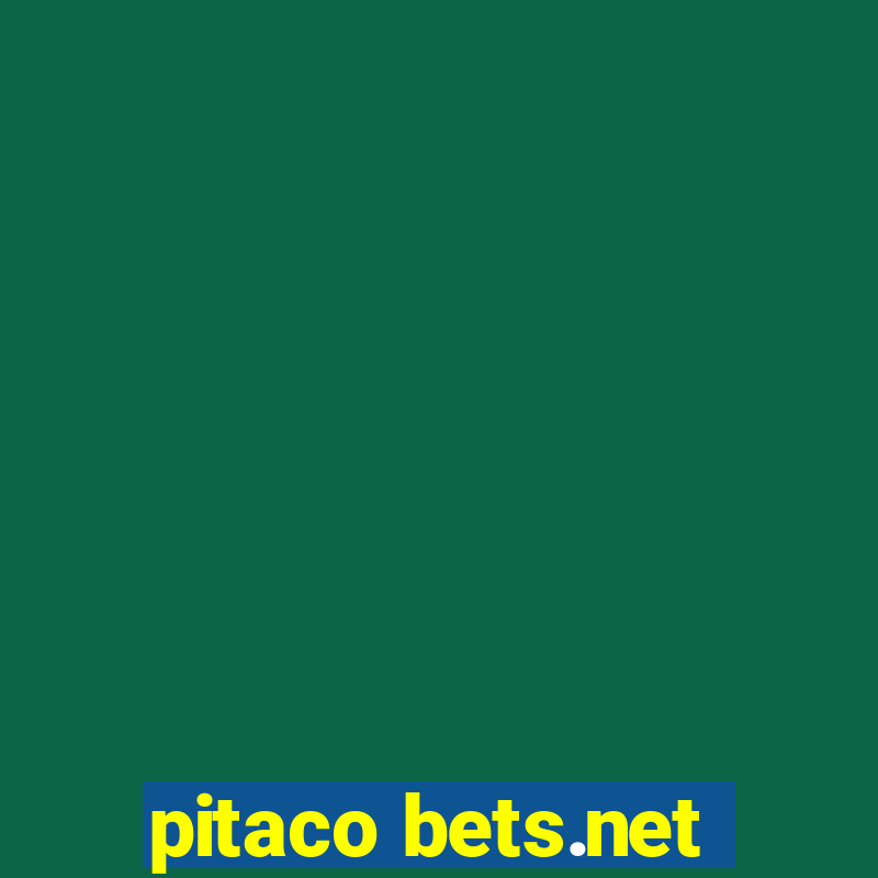 pitaco bets.net