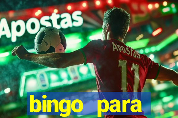 bingo para despedida de solteira para imprimir