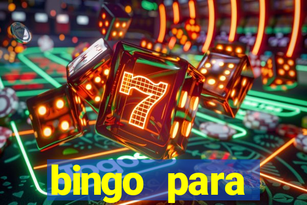 bingo para despedida de solteira para imprimir