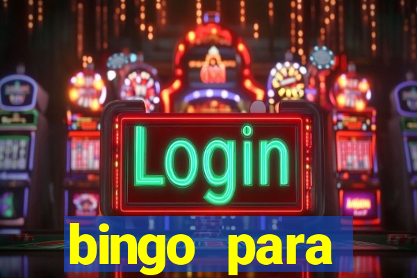 bingo para despedida de solteira para imprimir