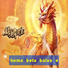 homa beta baixo e glicose normal