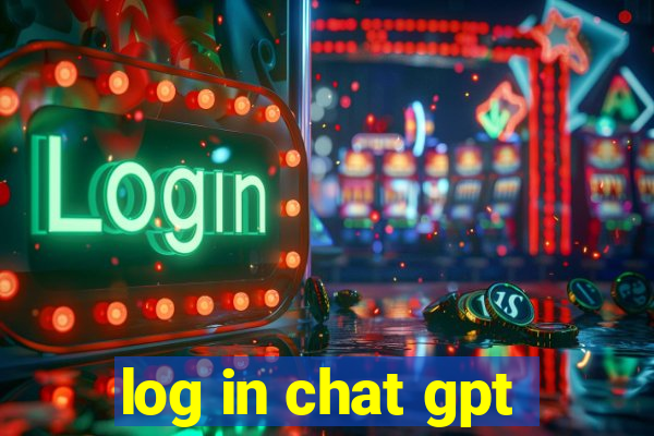 log in chat gpt