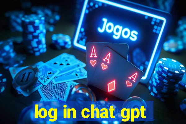 log in chat gpt