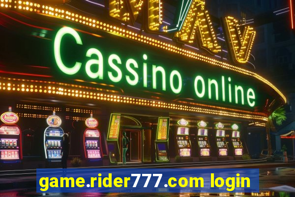 game.rider777.com login