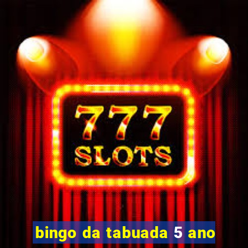 bingo da tabuada 5 ano