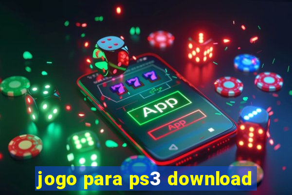 jogo para ps3 download