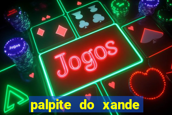 palpite do xande de hoje