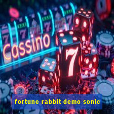 fortune rabbit demo sonic