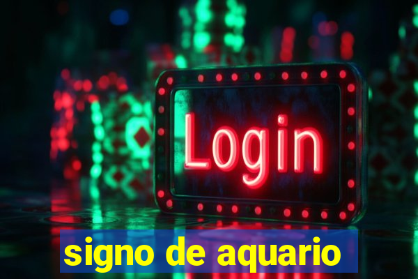 signo de aquario