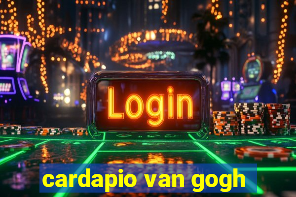 cardapio van gogh