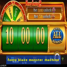 fonte blaze monster machine