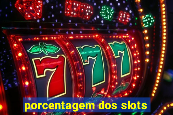 porcentagem dos slots