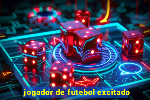 jogador de futebol excitado