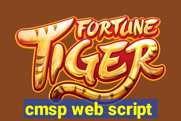 cmsp web script