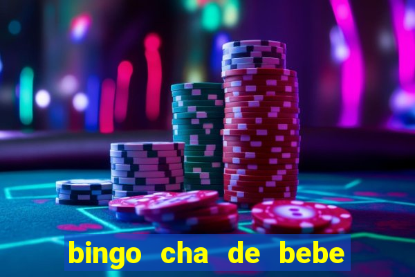 bingo cha de bebe cartelas para imprimir