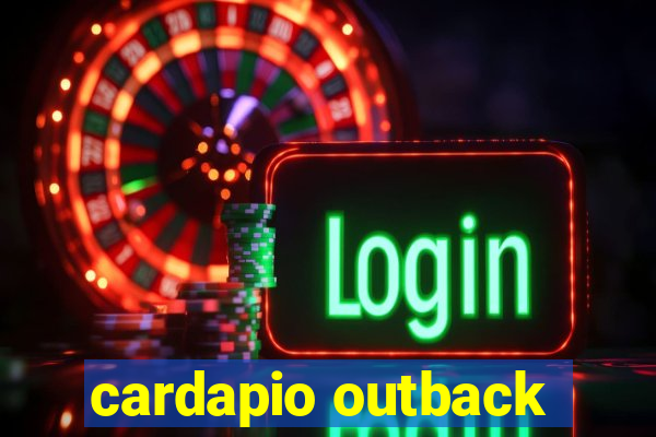 cardapio outback