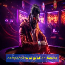 campeonato argentino tabela