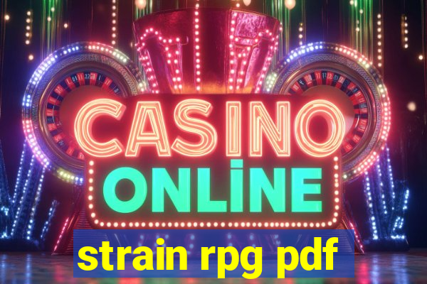 strain rpg pdf