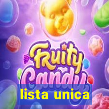 lista unica