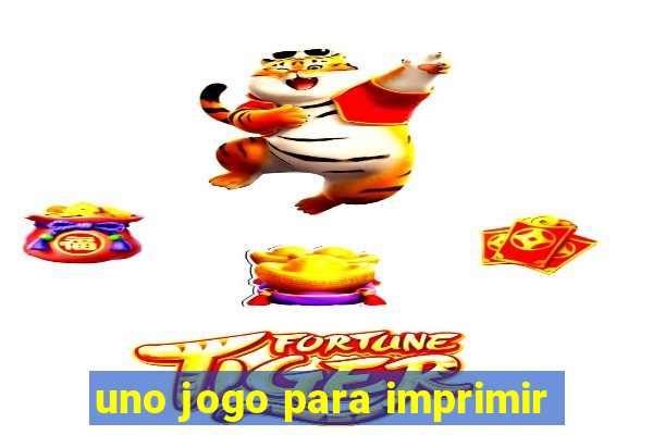 uno jogo para imprimir