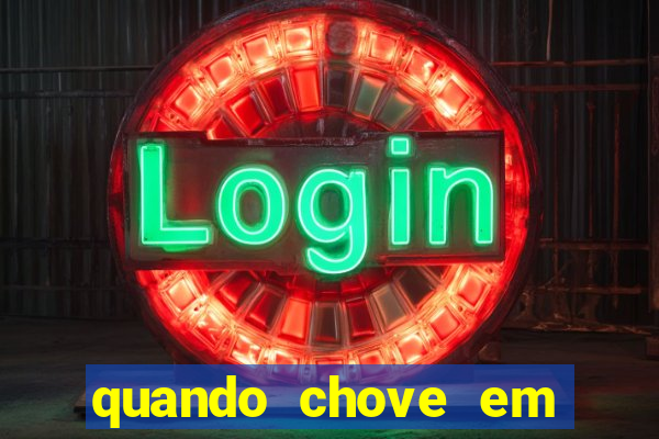 quando chove em porto seguro