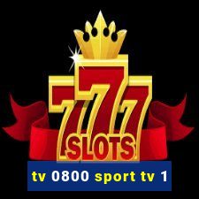 tv 0800 sport tv 1