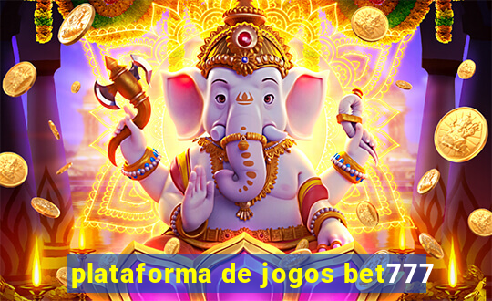 plataforma de jogos bet777