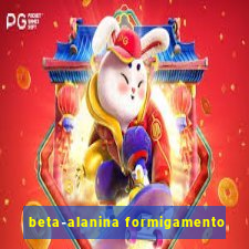 beta-alanina formigamento