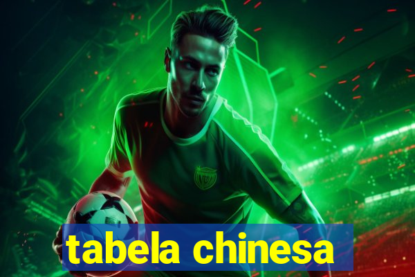 tabela chinesa