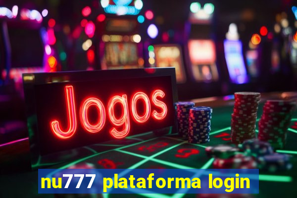 nu777 plataforma login