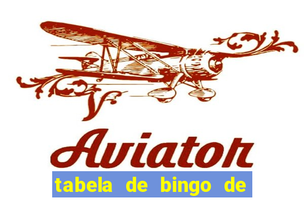 tabela de bingo de 1 a 100