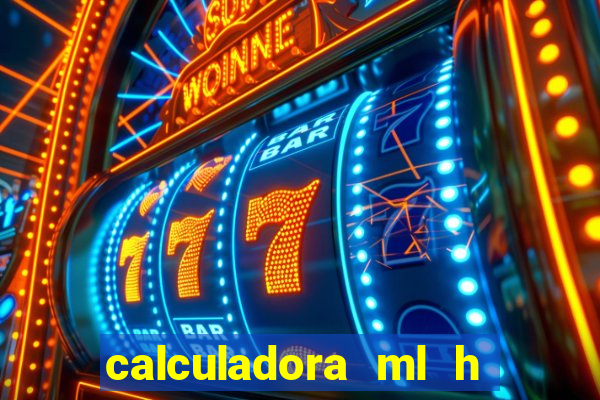 calculadora ml h para mcg kg min