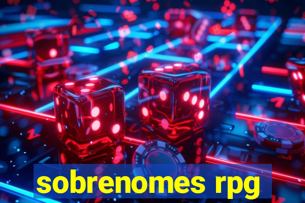 sobrenomes rpg