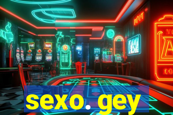 sexo. gey