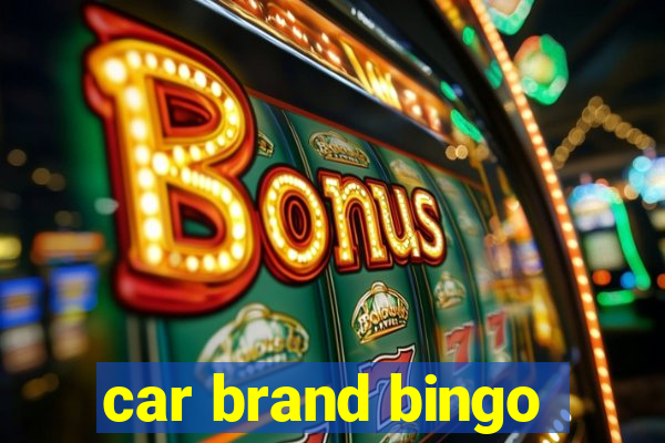 car brand bingo