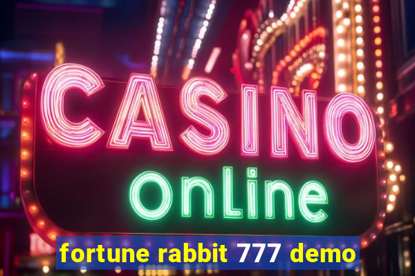 fortune rabbit 777 demo