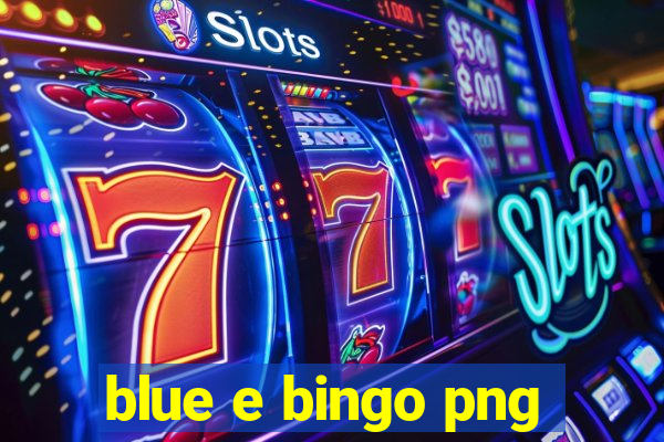 blue e bingo png