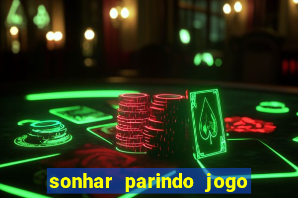 sonhar parindo jogo do bicho